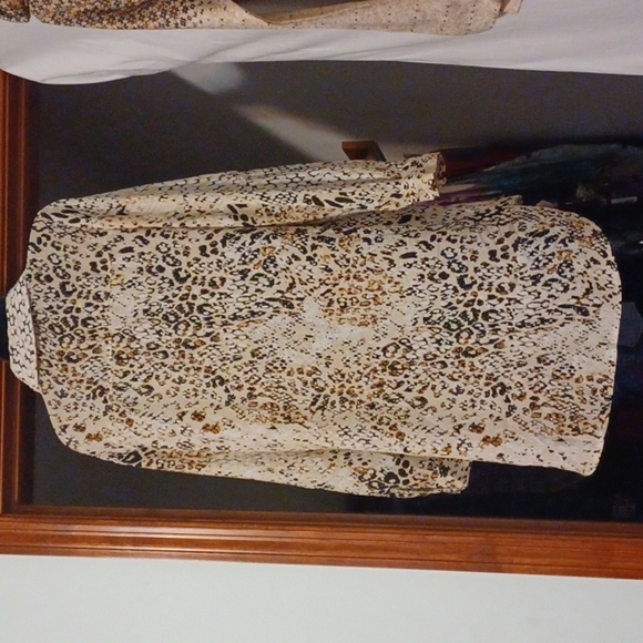 Spense pull over long asymmetrical polyester medium blouse - Picture 2 of 4